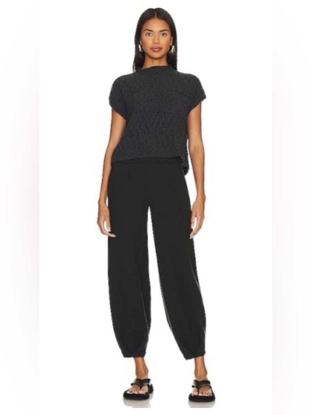 FP Beach Freya Sweater Set Black